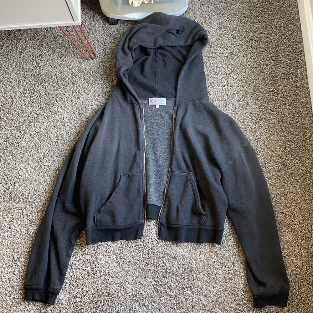 Wildfox zip up hoodie